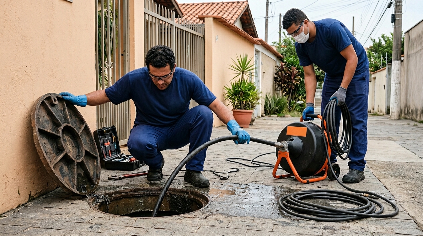 Desentupimento de esgoto em Jaboatão dos Guararapes-PE